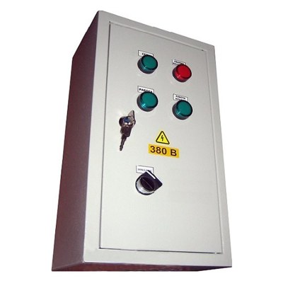 Щит управления противопожарным вентилятором и клапаном AIRS ЩУВК-П-380-0,18