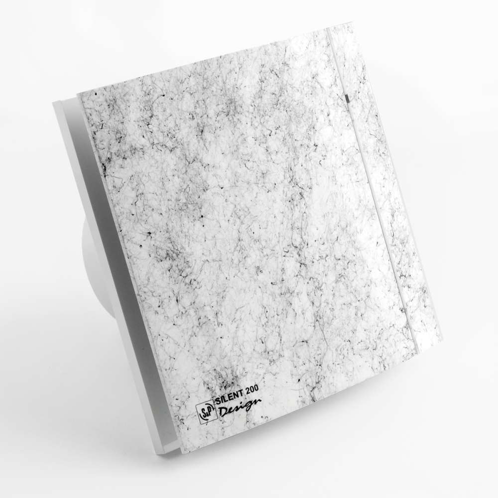 Накладной вентилятор Soler Palau SILENT-200 CZ MARBLE WHITE DESIGN 4C