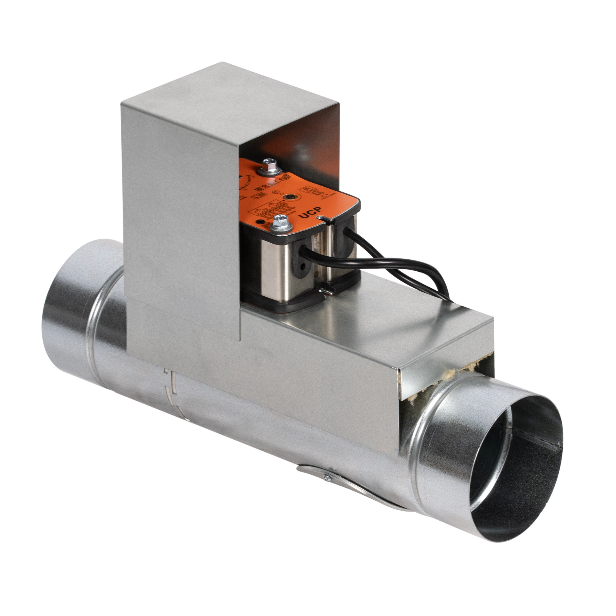 Клапан противопожарный SHUFT SHFDO-60-O-d100-MB24-F-0-0-0
