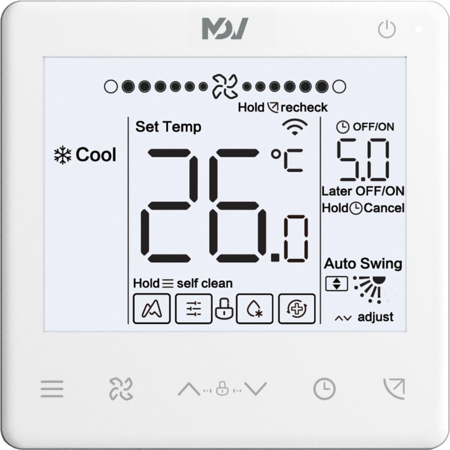 Канальный двухтрубный фанкойл MDV MDVFN-1000D3VE