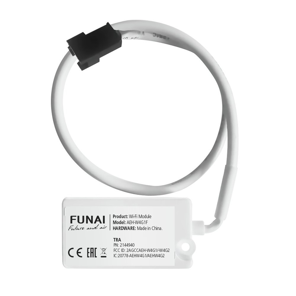 Wi-Fi-модуль FUNAI AEH-W4G1F для сплит-систем SENSEI 2025 (D06), SENSEI Inverter и мульти сплит-систем ORIGAMI