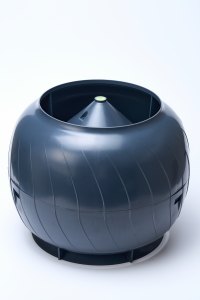 Дефлектор STAT D160 статический пластик Gray graphite ERA