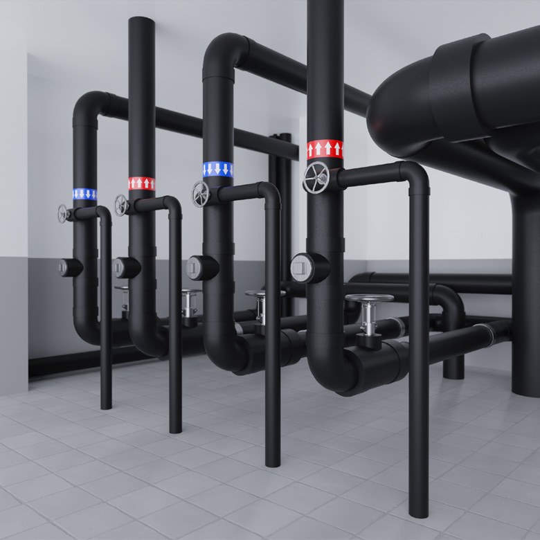 Трубка теплоизоляционная РУ-ФЛЕКС СТ 50×60 мм, 2 м